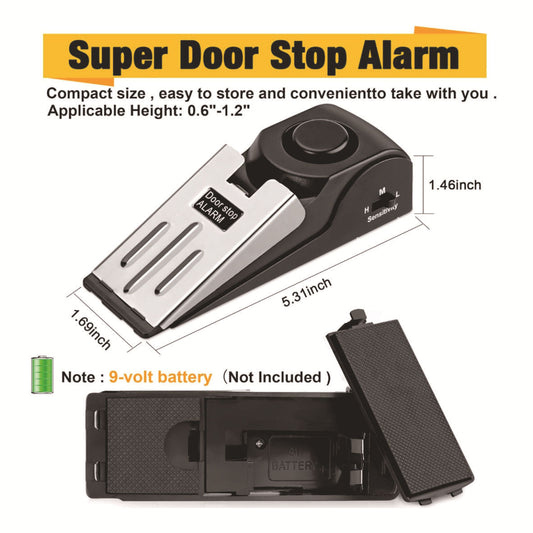 Prenosný bezpečnostný alarm na dvere