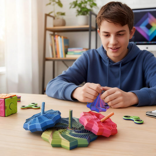 (🔥Kúp 1 získaj 1 zadarmo🔥)3D tlačená hračka Fidget Star Spinner