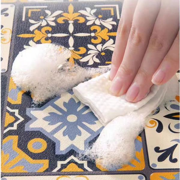 🚿Vintage odkvapkávacia podložka – savá, odolná voči oleju, protišmyková a tepluvzdorná