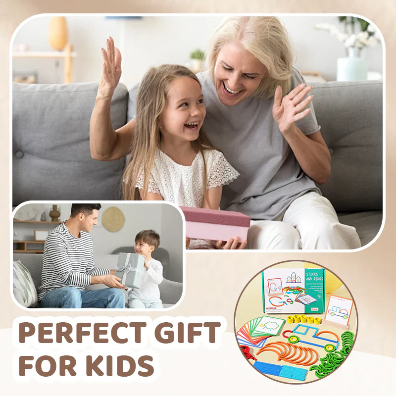 【🧩 Stimulujte predstavivosť a zručnosti v riešení problémov!】Kreatívne vzdelávacie bloky pre najmenších