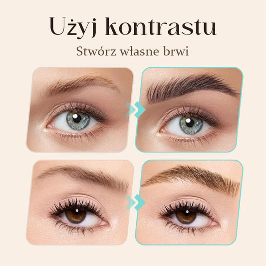 【🥰Kúp 1 a získaj 1 zadarmo】☔Vysokokvalitná vodeodolná ceruzka na obočie so 4 vidličkami
