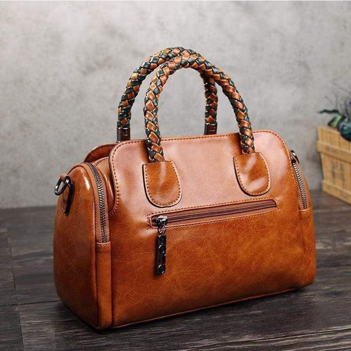 Dámska kožená taška s veľkou kapacitou