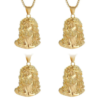 【🎁 Perfektný darček!】Náhrdelník s príveskom zobrazujúcim obraz Ježiša