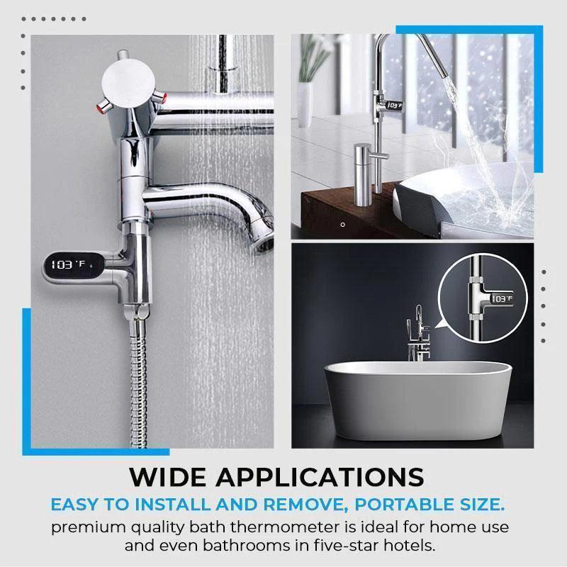 【👶 Ochrana dieťaťa bez náhod!】Nový typ sprchového teplomera