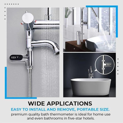 【👶 Ochrana dieťaťa bez náhod!】Nový typ sprchového teplomera