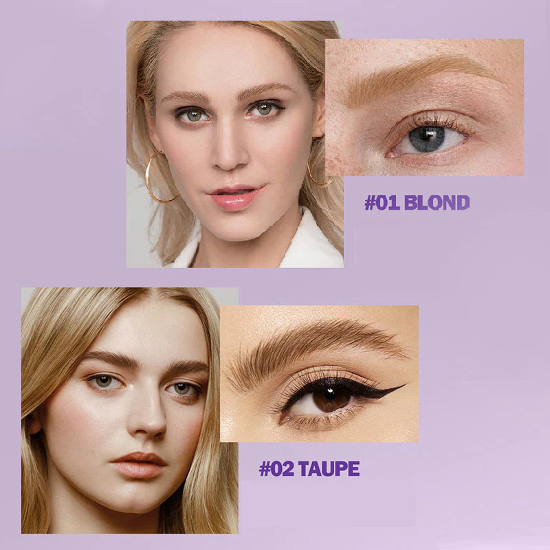 【🎁Druhý kus zadarmo】Tekutá ceruzka na obočie so zahnutým štetcom a dipom