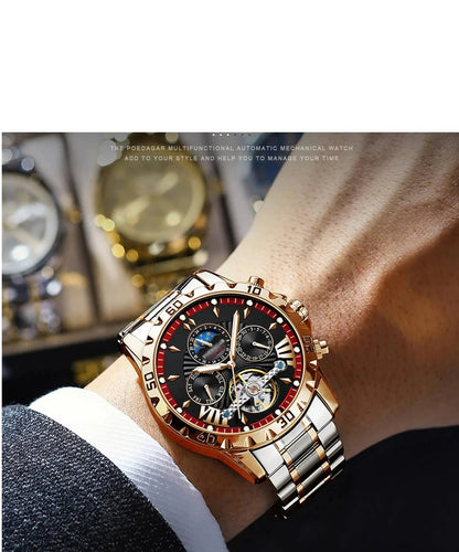 【⏰50% zľava po obmedzenú dobu】⌚Úplne nové švajčiarske vodotesné automatické mechanické hodinky