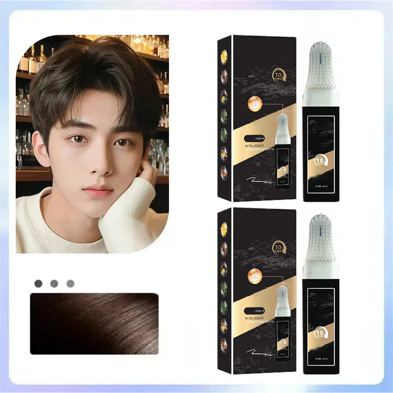 【🥰Pohodlné a rýchle】Prenosný bezpečný hrebeň na farbenie vlasov