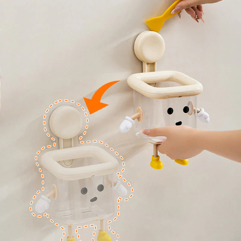 Úložný box s prísavkou do kúpeľne