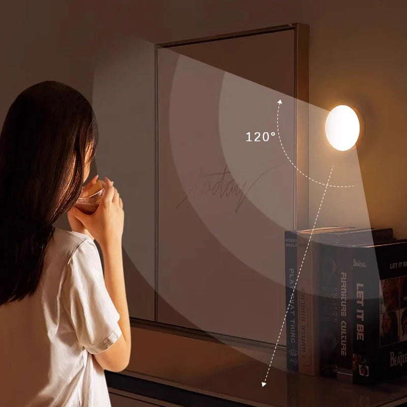 （🔥Kúp 1 získaj 1 zadarmo🔥）Kompaktné nočné svetlo do domácnosti so senzorom pohybu