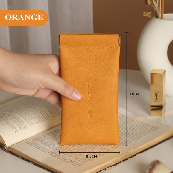 【🎁Druhý kus zadarmo】Snap Closure Leather Organizer Pouch