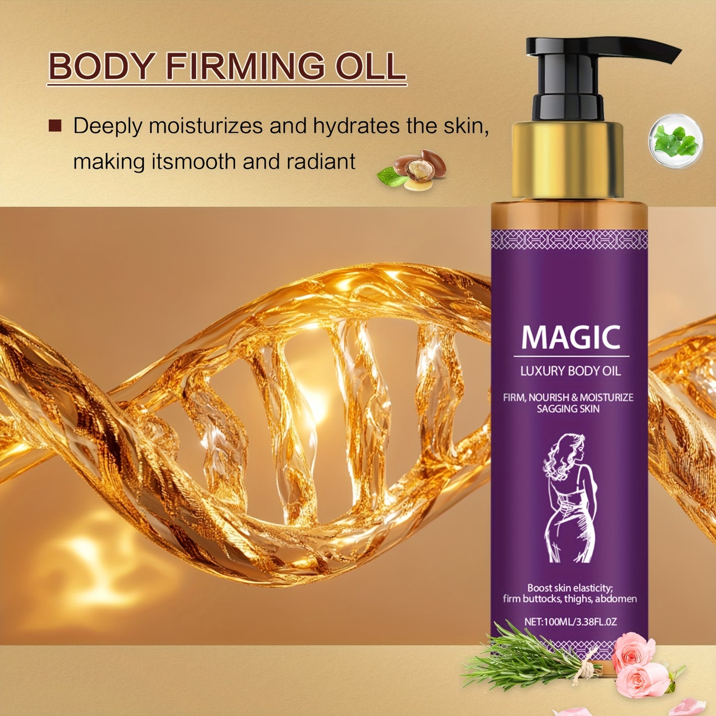 【🎁Druhý kus zadarmo】Moisturizing skin and relieving dryness with magical body care oil