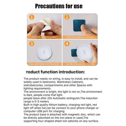 Indukčný nabíjací spínač Dvojfarebné nočné svetlo