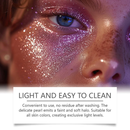 Purple glitter highlighter