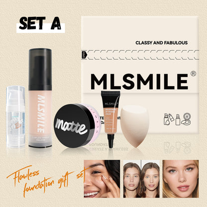 (🔥Kupite 1 dobite 1 gratis🔥)Matný púder na kontrolu mastnoty a hydratáciu. Korekčný podkladový make-up