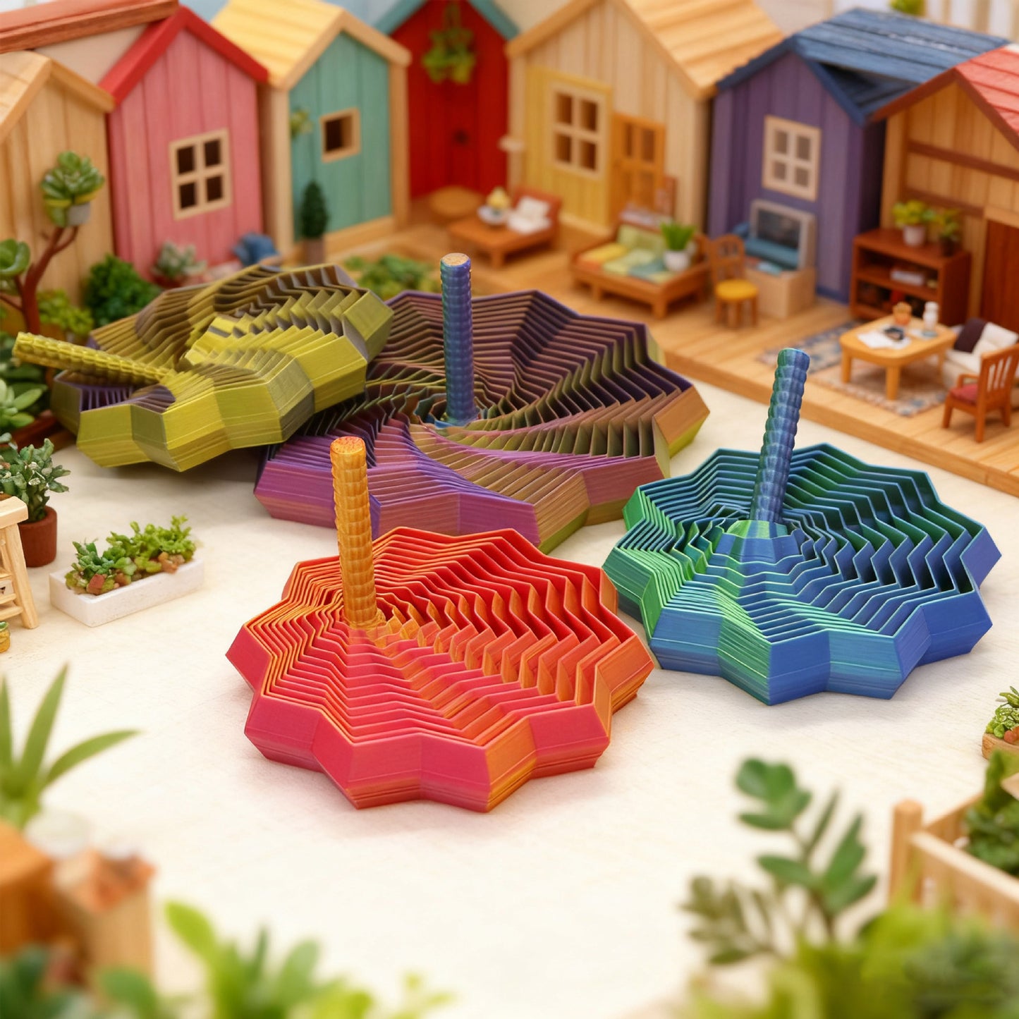 （🔥Kúp 1 získaj 1 zadarmo🔥）3D tlačená hračka Fidget Star Spinner