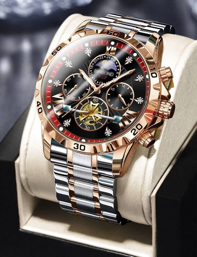 【⏰50% zľava po obmedzenú dobu】⌚Úplne nové švajčiarske vodotesné automatické mechanické hodinky