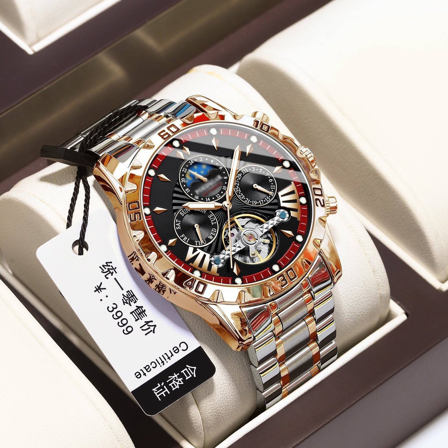 【⏰50% zľava po obmedzenú dobu】⌚Úplne nové švajčiarske vodotesné automatické mechanické hodinky
