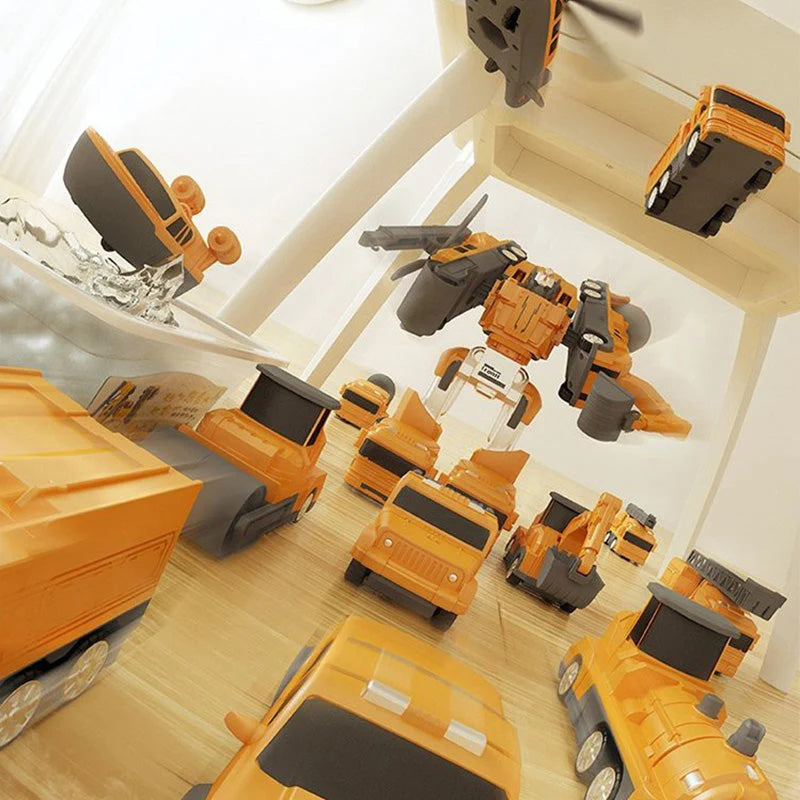 【🧩 Podporujte rozvoj mozgu a kreativity detí!】2025 Nové logické hry s magnetickými transformátormi a vozidlami