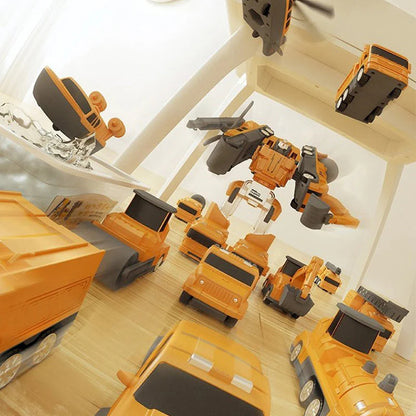 【🧩 Podporujte rozvoj mozgu a kreativity detí!】2025 Nové logické hry s magnetickými transformátormi a vozidlami