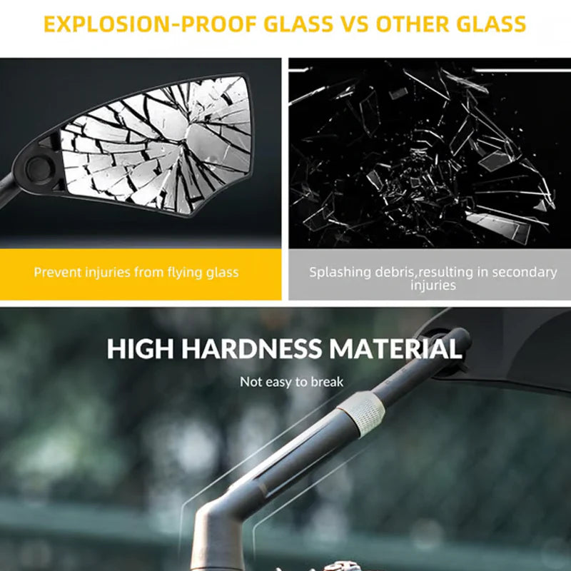 360° nastaviteľné zrkadlo na riadidlá bicykla