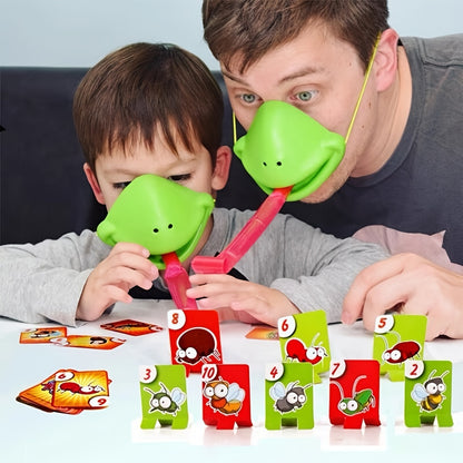 【🐸 Je to vzdelávacie a zábavné a dokáže to aj zmierniť stres!】Frog mouth sticking out tongue desktop children's toy