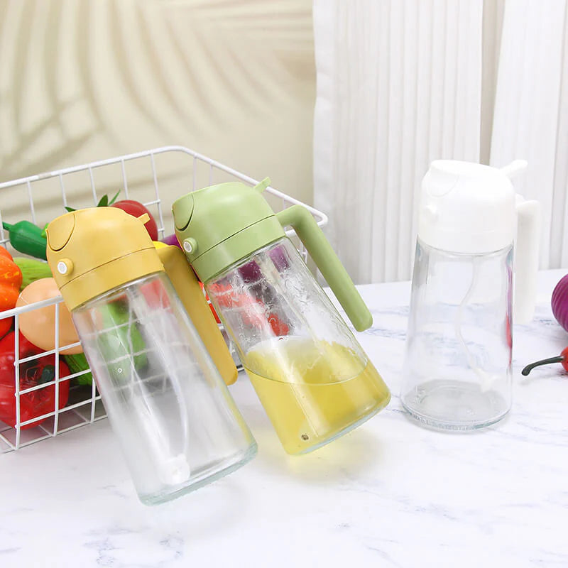 Kétcélú porlasztó olajos flakon