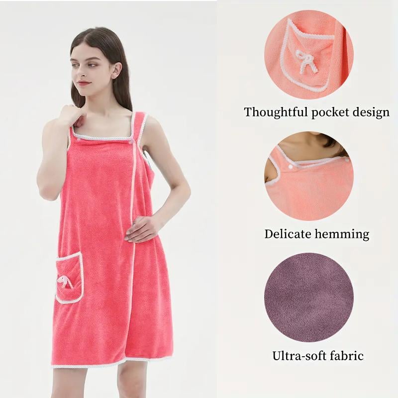 🔥HORKÝ VÝPREDAJ【Kúpte jeden kus a druhý dostanete zadarmo na ten istý tovar】 🔥Nositeľná sprchová sukňa pre ženy v plus size veľkosti
