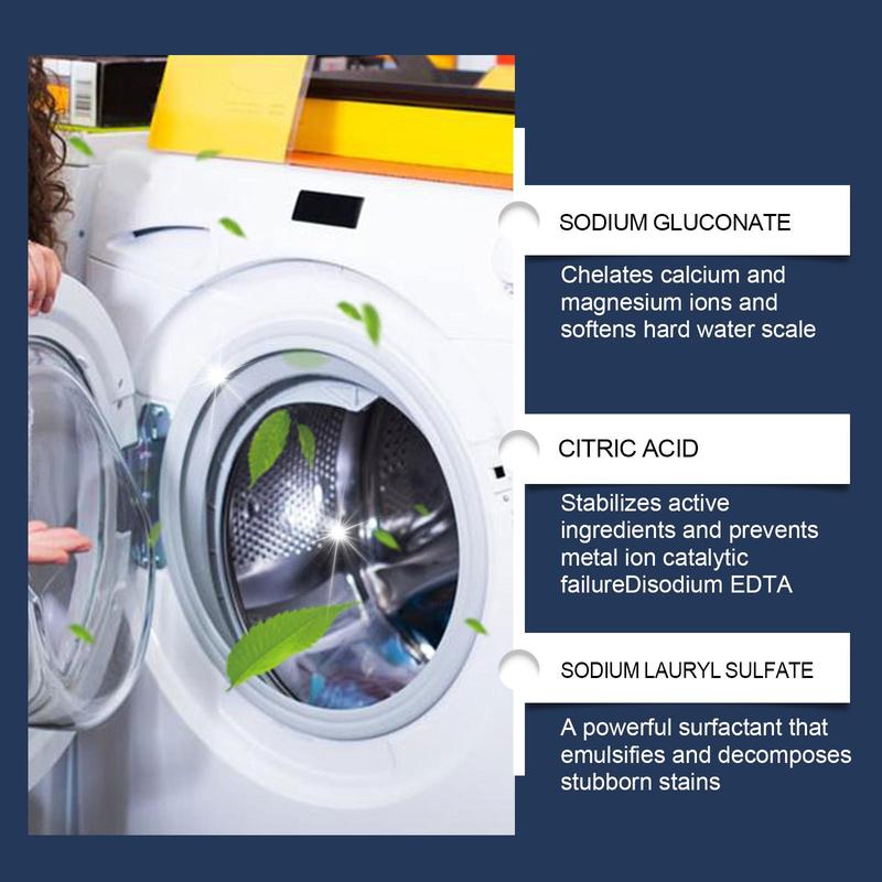【🎁 Čím viac nakúpite, tým viac zliav získate】Super silný čistiaci prostriedok do bubna práčky