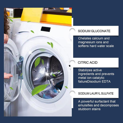 【🎁 Čím viac nakúpite, tým viac zliav získate】Super silný čistiaci prostriedok do bubna práčky
