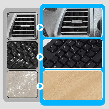 【🧼 Ľahko absorbuje prach a nečistoty, opakovane použiteľné】Univerzálny lepiaci čistiaci gél (umývateľný a opakovane použiteľný)