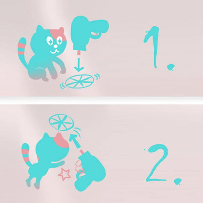 （🔥Kúp 1 získaj 1 zadarmo🔥）Sada na odpaľovanie lietajúcich diskov pre mačky s osvetlením