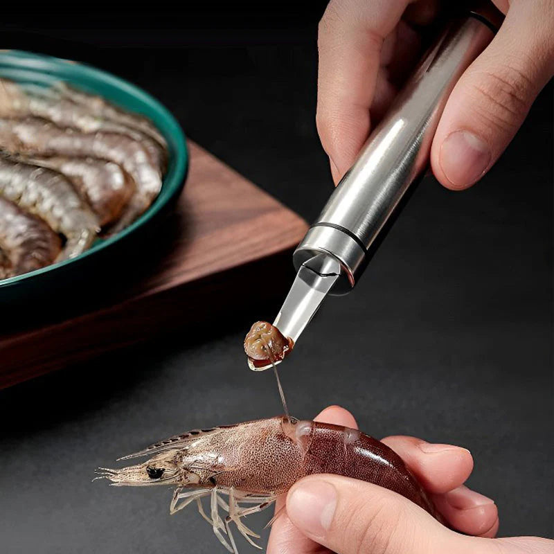 【🎁 Čím viac nakúpite, tým viac zliav získate】Multifunkčný škrabák na krevety z nehrdzavejúcej ocele