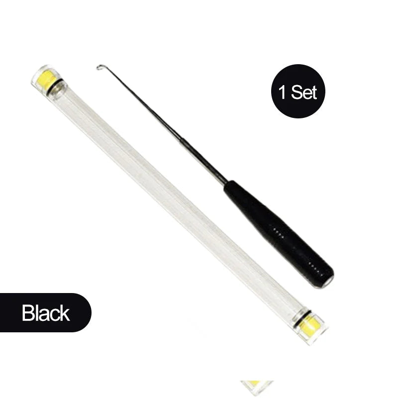 【🎁Druhý kus zadarmo】Odstraňovač kovových rybárskych háčikov s priehľadnou úložnou trubicou