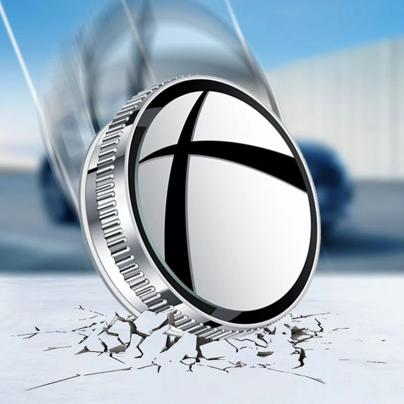 【🚗 360° otočný displej rozširuje vaše zorné pole】Spätné zrkadlo do auta s prísavkou