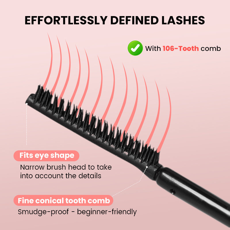 （🔥Kúp 1 získaj 1 zadarmo🔥）Vodeodolná a nerozmazávajúca sa – predlžujúca a natočujúca dlhotrvajúca maskara