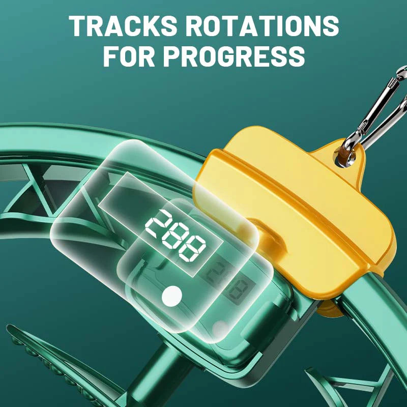 【🥰Ideálna voľba pre domáce fitness!】Inteligentný nastaviteľný masážny prístroj Hula Hoop