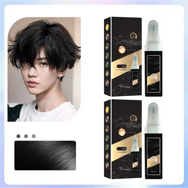 【🥰Pohodlné a rýchle】Prenosný bezpečný hrebeň na farbenie vlasov