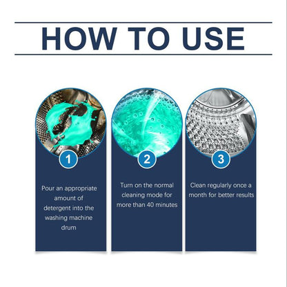 【🎁 Čím viac nakúpite, tým viac zliav získate】Super silný čistiaci prostriedok do bubna práčky