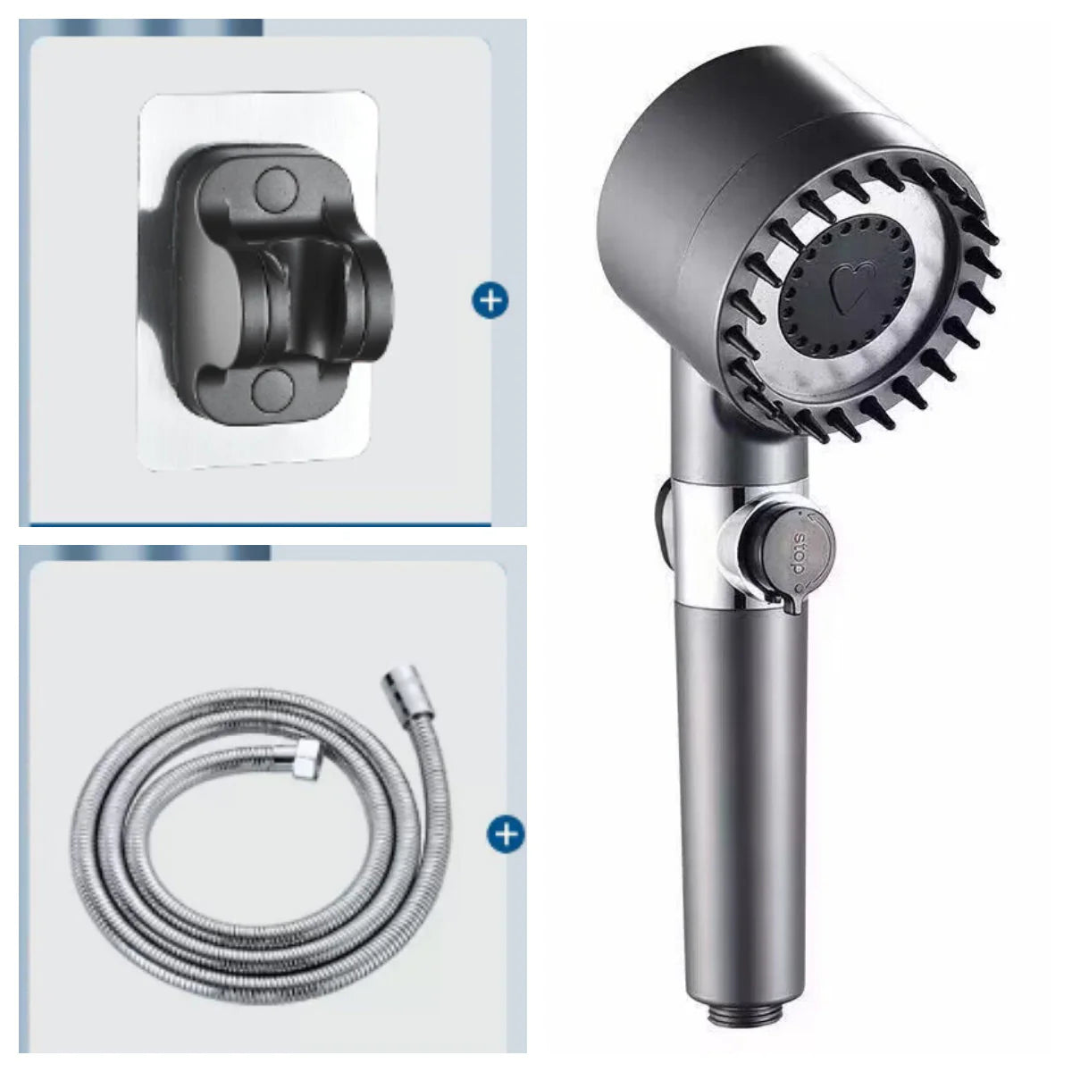 【🚿Pohodlný kúpeľ】Multifunkčná vysokotlaková sprchová hlavica