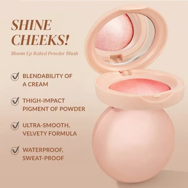 Letný výpredaj so zľavou 49 % -- Rozjasňujúca lícenka Bloom Up Baked