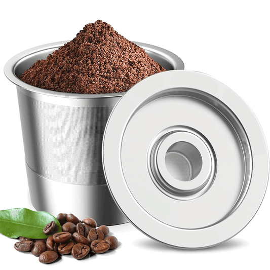Opakovane použiteľný K-Cup pre Keurig 1.0 z nehrdzavejúcej ocele, doplniteľný K-Cup --⏱️Posledná akcia so Druhý kus len za 10 €