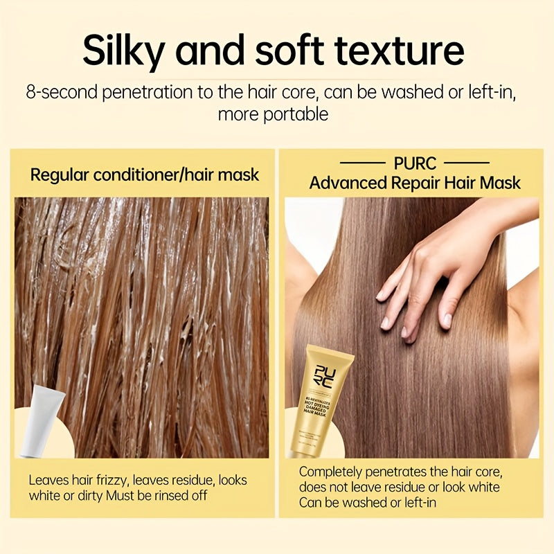 Maska na spálené vlasy bez oplachovania a pary