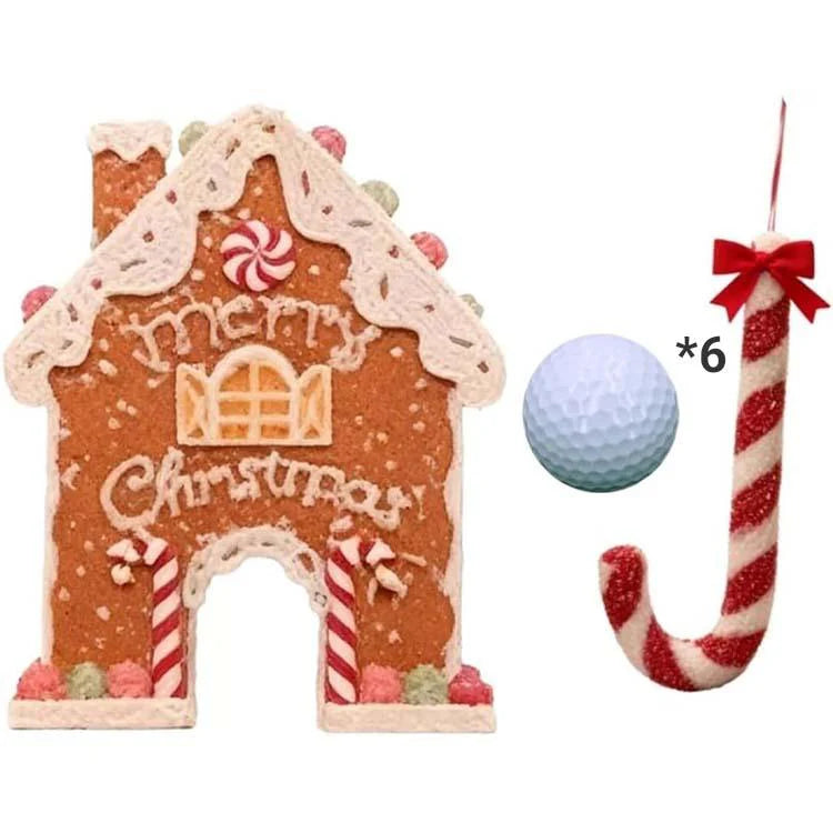 【🎄 ktorá oživí kúzlo Vianoc!】Vianočná perníková golfová sada
