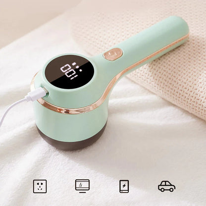 【💯Obnovte krásu oblečenia】Digitálny odstraňovač žmolkov z textílií s 3 rýchlosťami