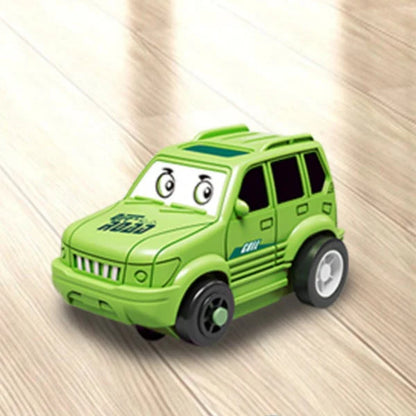 【👶Perfektný darček na rozvoj logického myslenia a zručností!】Detská vzdelávacia hracia sada s puzzle a autodráhou