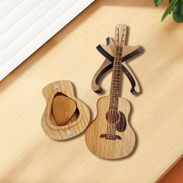 Drevené trsátko na akustickú gitaru