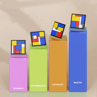 Kreatívna logická hra s geometrickými blokmi