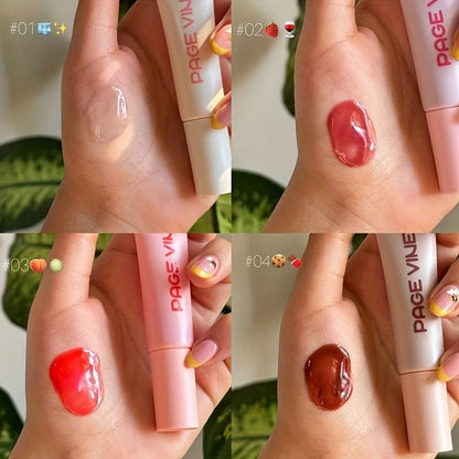 【👄Vytvorte si dokonalý make-up look】Farebný kozmetický olej na pery