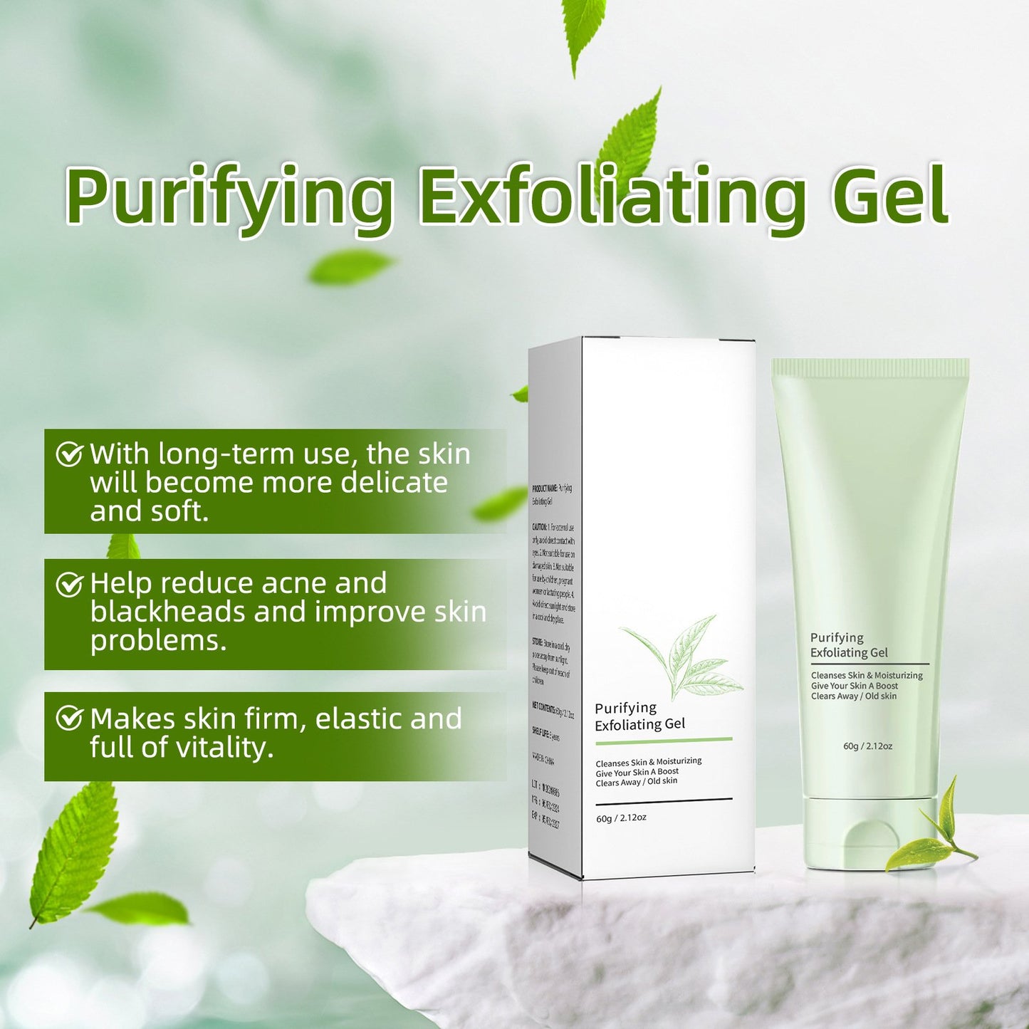 【🎁 Čím viac nakúpite, tým viac zliav získate】Čistiaci exfoliačný gél GreTeam